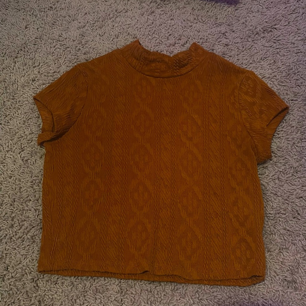 XS Orange Cropped Freshman 1999 Tee
